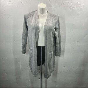 A&I Gray Open Front Long Sleeve Cardigan L